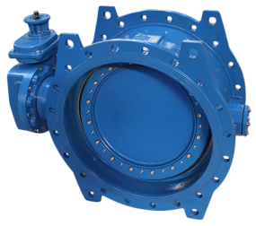 Double eccentric design provides low operating torques and zero leakage.GGG40/50 Ductile iron body and disc ensures resistant to high tensile stress occuring in pipelines.Sealing gasket is easily changeable by dismantling retaining ring..