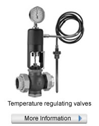 Temperature regulating valves